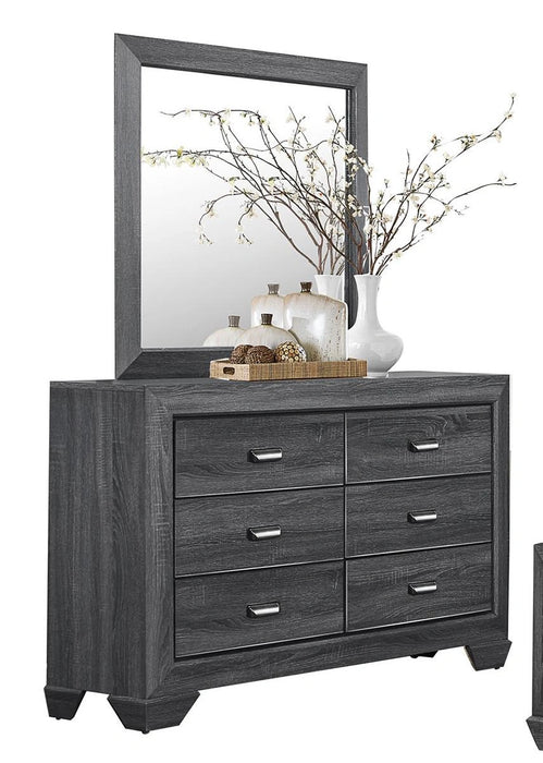 Five Star Furniture - Beechnut Mirror in Gray 1904GY-6