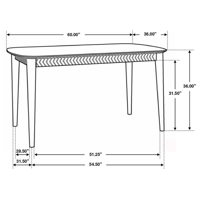 Five Star Furniture - Partridge Counter Height Dining Table