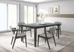 Five Star Furniture - Stevie Rectangular Dining Set Grey and Black image