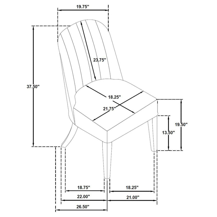 Five Star Furniture - Leandro Dining Side Chair