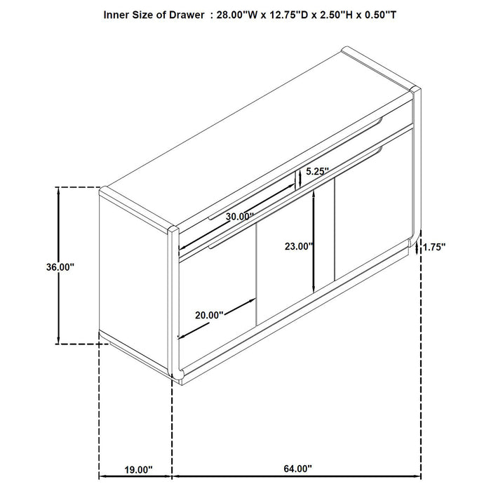 Five Star Furniture - Leandro Sideboard
