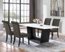 Five Star Furniture - Sherry Rectangular Marble Top Dining Set image