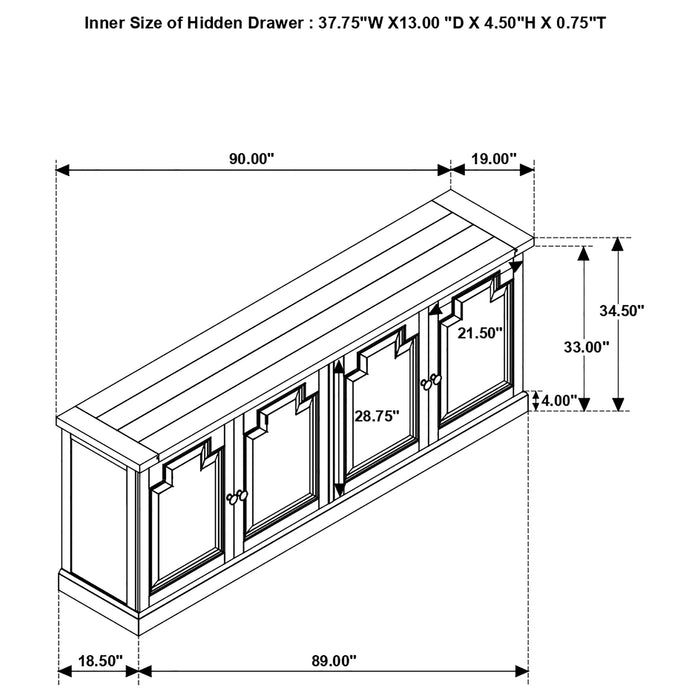 Five Star Furniture - Florence Sideboard