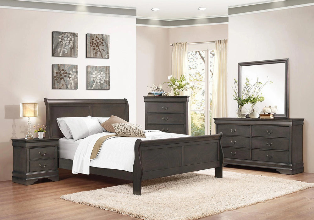 Five Star Furniture - Mayville Queen Sleigh Bed in Gray 2147SG-1