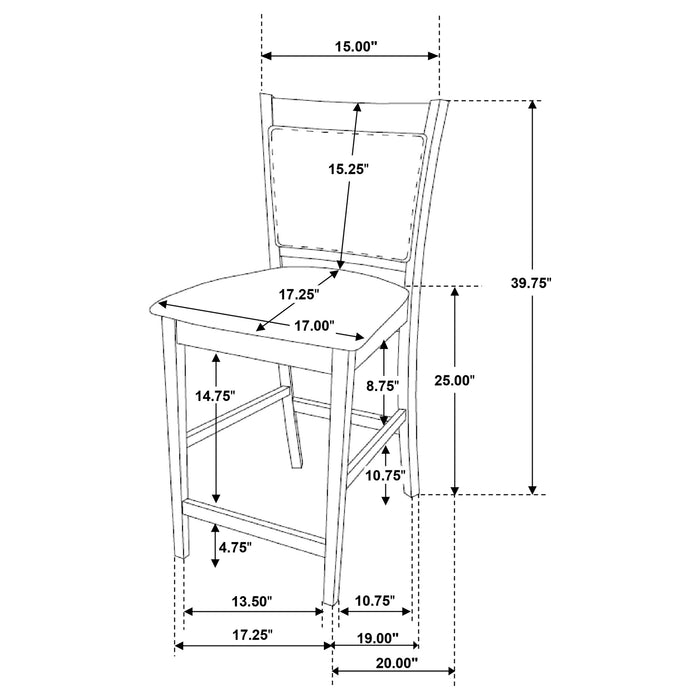 Five Star Furniture - Jaden Counter Height Dining Set