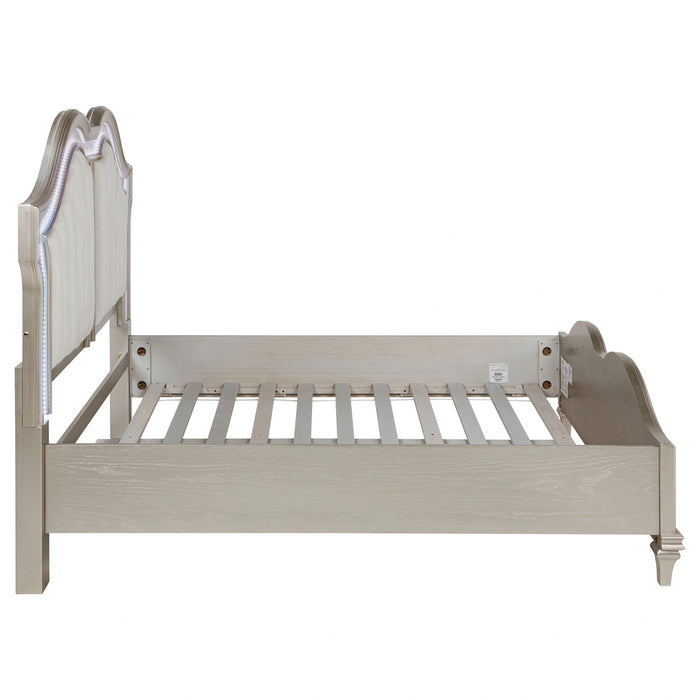 Five Star Furniture - Evangeline Panel Bed with LED Lighting