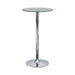 Five Star Furniture - Abiline Glass Top Round Bar Table Chrome image