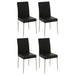 Five Star Furniture - Maston Upholstered Dining Chairs Black (Set of 4) image