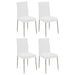 Five Star Furniture - Maston Upholstered Dining Chairs White (Set of 4) image