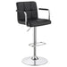 Five Star Furniture - Palomar Adjustable Height Bar Stool Black and Chrome image