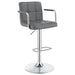 Five Star Furniture - Palomar Adjustable Height Bar Stool Grey and Chrome image