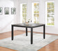 Five Star Furniture - Elodie Counter Height Dining Table with Extension Leaf Grey and Black image