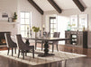 Five Star Furniture - Phelps 5-Piece Rectangular Trestle Dining Set Antique Noir and Grey image