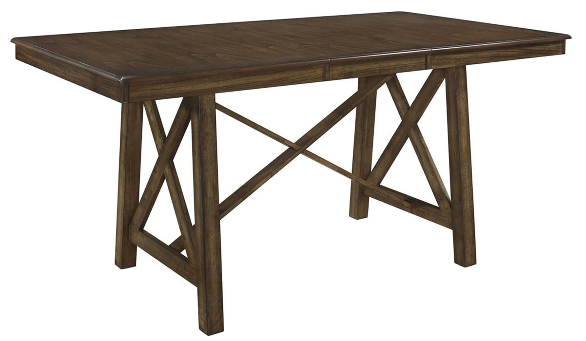 Five Star Furniture - Levittown Counter Height Table in Brown 5757-36
