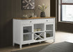 Five Star Furniture - Hollis 2-door Dining Sideboard with Drawers Brown and White image