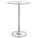 Five Star Furniture - Thea LED Bar Table Chrome and Clear image