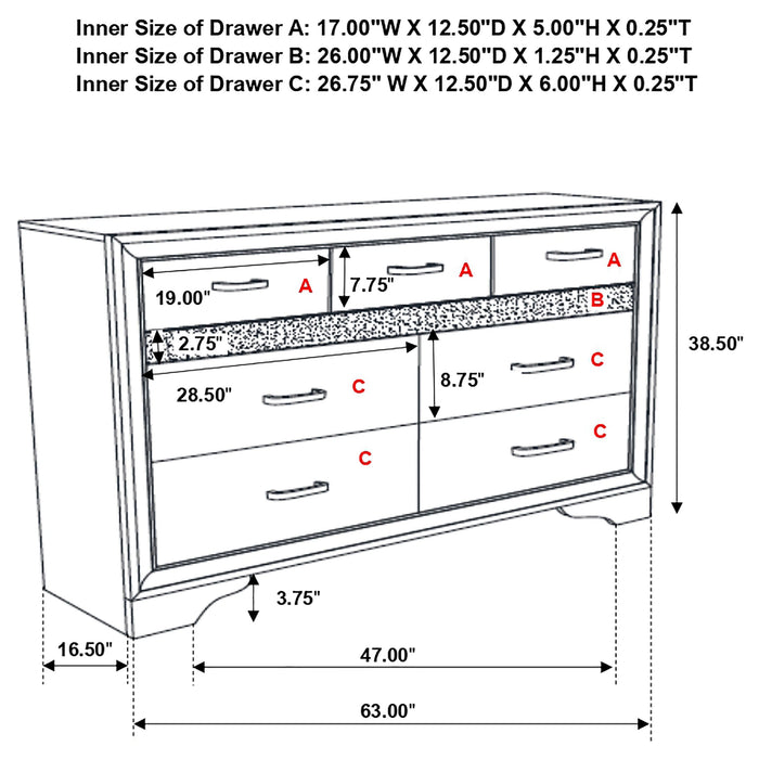 Five Star Furniture - Miranda Dresser