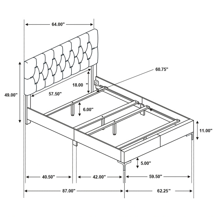 Five Star Furniture - Kendall Panel Bed