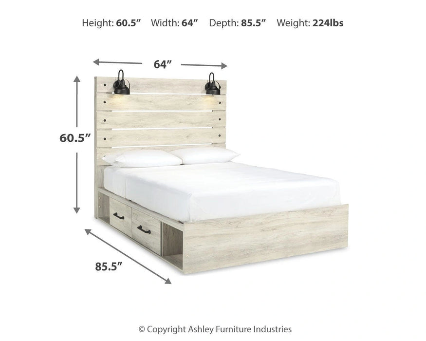 Five Star Furniture - Cambeck Bed with 2 Storage Drawers