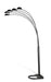 Five Star Furniture - Kayd 5-light Floor Lamp Satin Black image