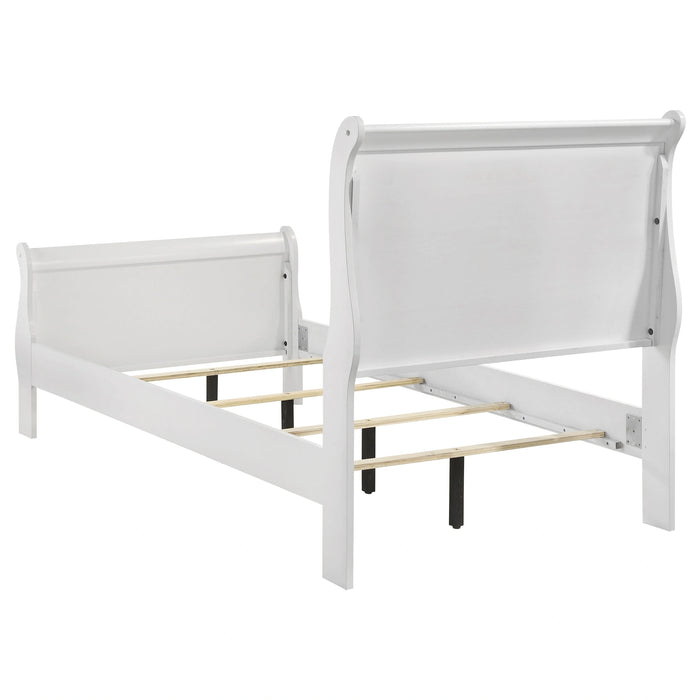 Five Star Furniture - Louis Philippe Sleigh Panel Bed