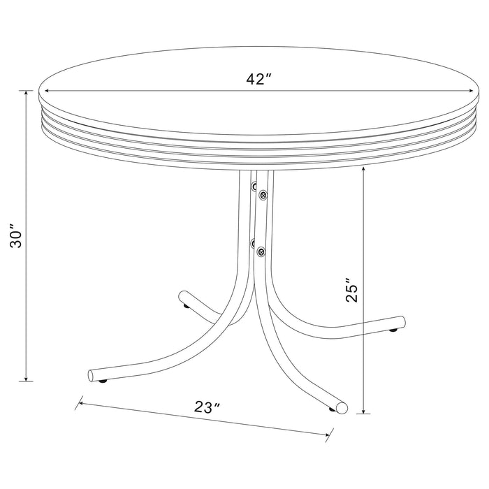 Five Star Furniture - Retro Dining Table