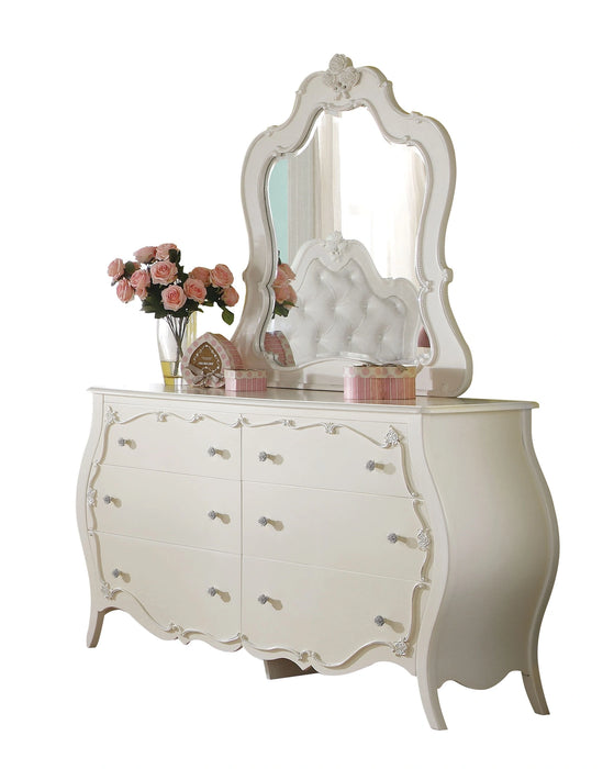 Five Star Furniture - Edalene Pearl White Mirror
