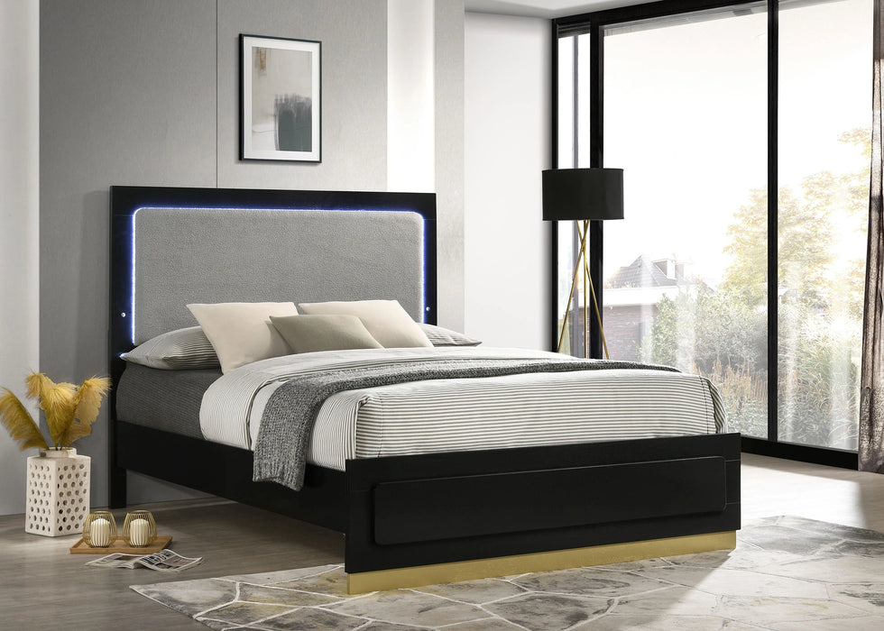 Five Star Furniture - Caraway Panel Bed with LED Lighting