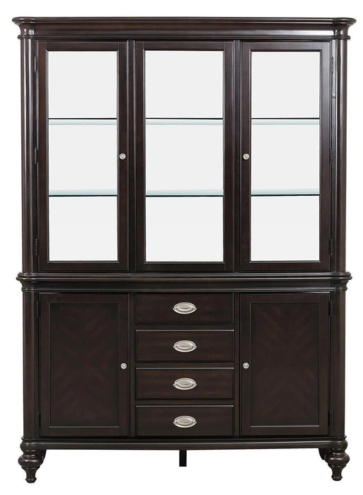 Five Star Furniture - Marston Buffet with Hutch in Dark Cherry 2615DC-50-55