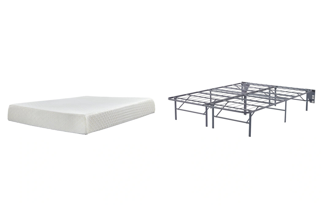 Five Star Furniture - 10 Inch Chime Memory Foam Mattress Set