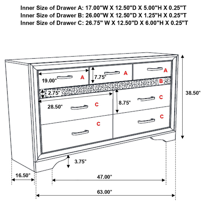 Five Star Furniture - Miranda Dresser
