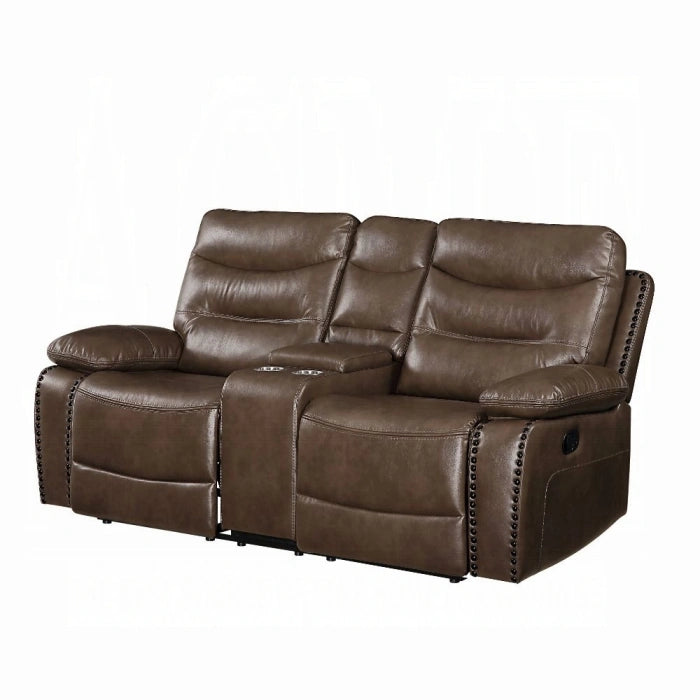 Five Star Furniture - Aashi Motion Loveseat With Console