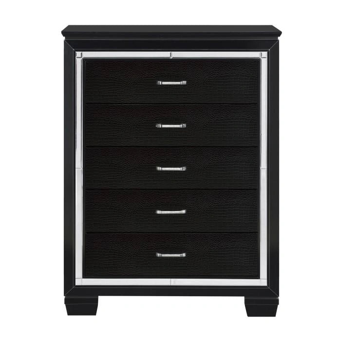 Five Star Furniture - Allura Chest in Black 1916BK-9