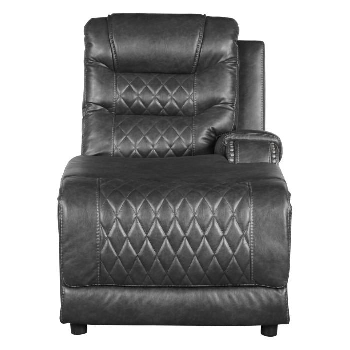 Five Star Furniture - Putnam Power Right Side Reclining Chaise with USB Port in Gray 9405GY-RCPW
