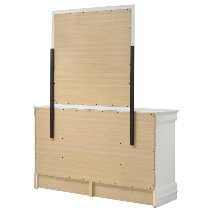 Five Star Furniture - Louis Philippe Dresser with Mirror