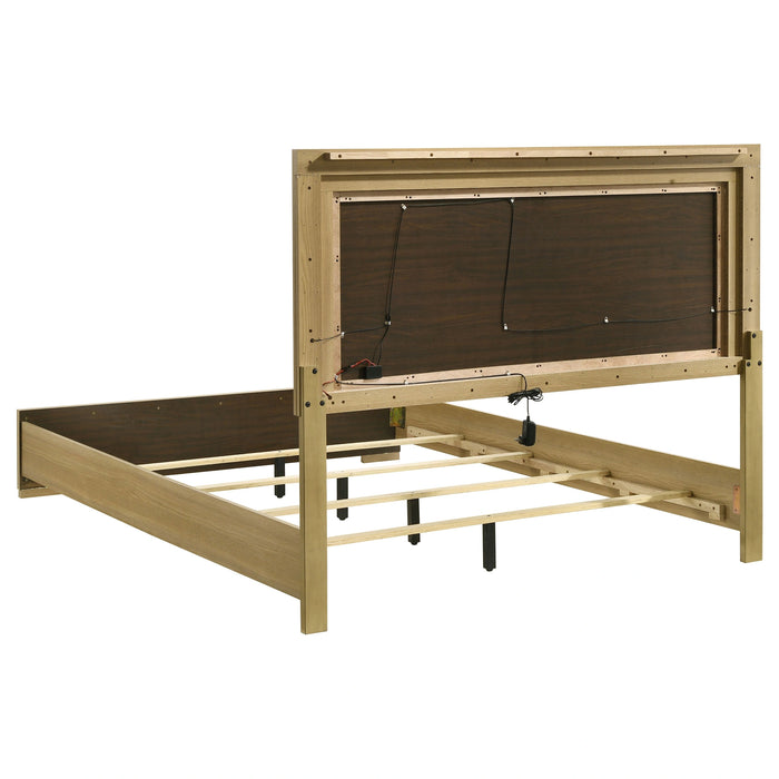Five Star Furniture - Hyland Panel Bed with LED Lighting