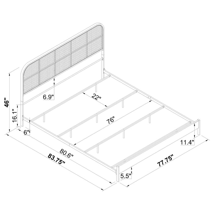 Five Star Furniture - Amherst Panel Bed