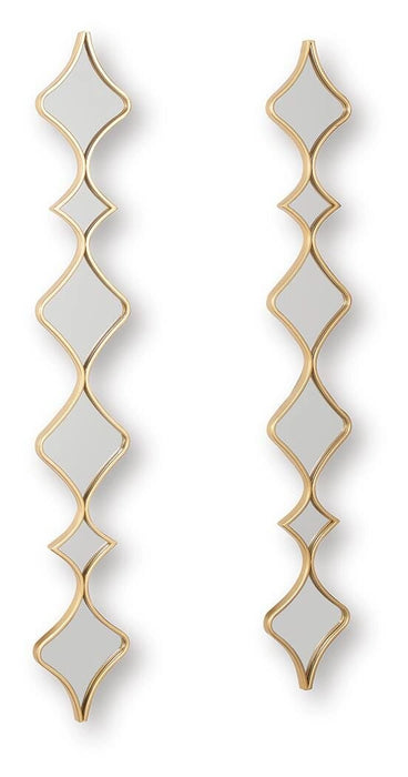 Five Star Furniture - Harriswood Accent Mirror Set (Set of 2)