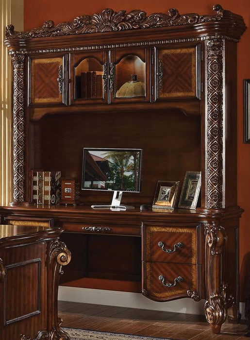 Five Star Furniture - Acme Vendome Bookcase with Intricate Carving Design in Cherry 92128