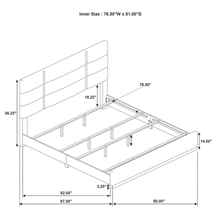 Five Star Furniture - Ines Panel Bed