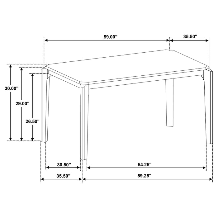 Five Star Furniture - Almonte Dining Table