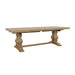 Five Star Furniture - Florence Double Pedestal Dining Table Rustic Smoke image