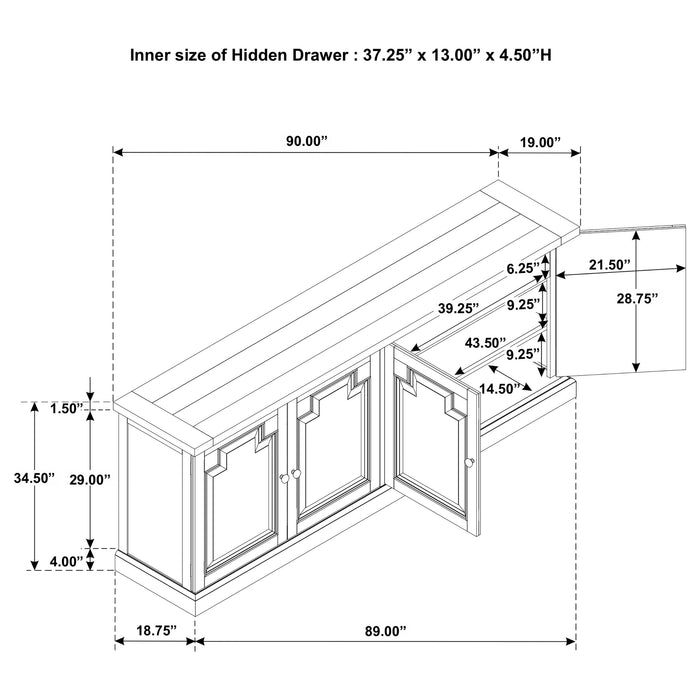 Five Star Furniture - Florence Sideboard