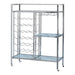 Five Star Furniture - Derion Glass Shelf Serving Cart with Casters Chrome image