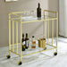 Five Star Furniture - Cara Rectangular Glass Bar Cart image