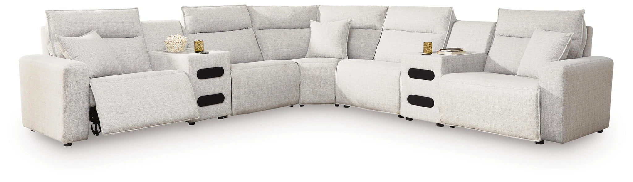 Five Star Furniture - Modmax II Power Reclining Sectional with Audio Consoles