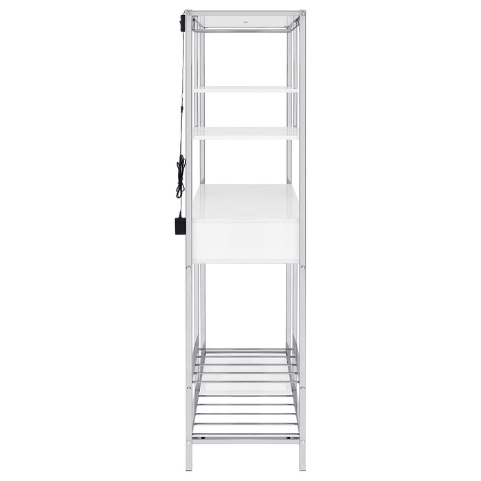 Five Star Furniture - Figueroa Wine Cabinet with LED Lighting