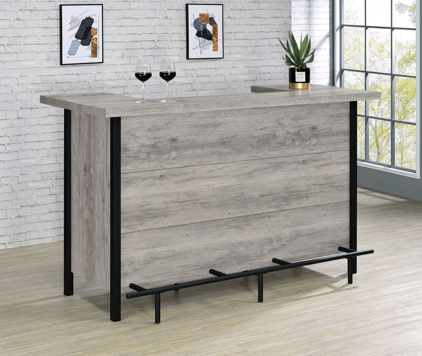 Five Star Furniture - Bellemore Rectangular Storage Bar Unit Rustic Oak