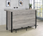 Five Star Furniture - Bellemore Bar Unit with Footrest Grey Driftwood and Black image