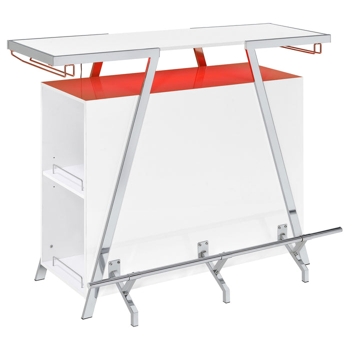 Five Star Furniture - Araceli Home Bar with LED Lighting